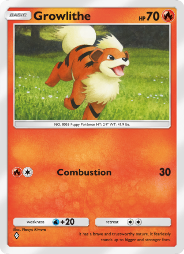 Growlithe - Pokémon TCG Card
