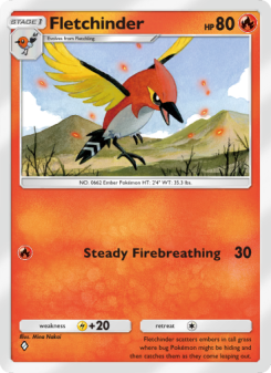 Fletchinder - pokemon TCG Card
