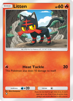 Litten - pokemon TCG Card