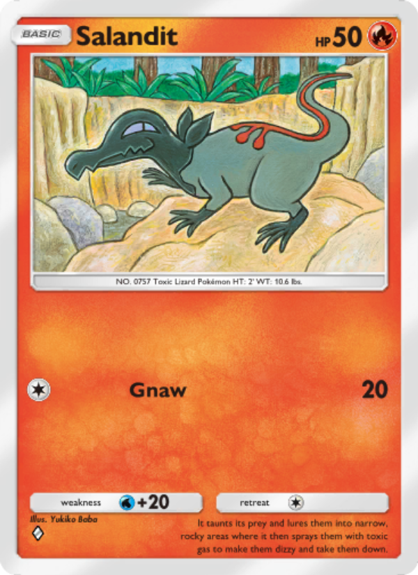 Salandit - Pokémon TCG Card