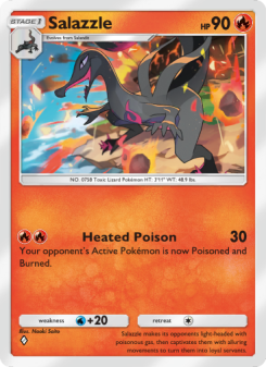 Salazzle - pokemon TCG Card
