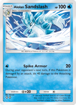 Alolan Sandslash - pokemon TCG Card