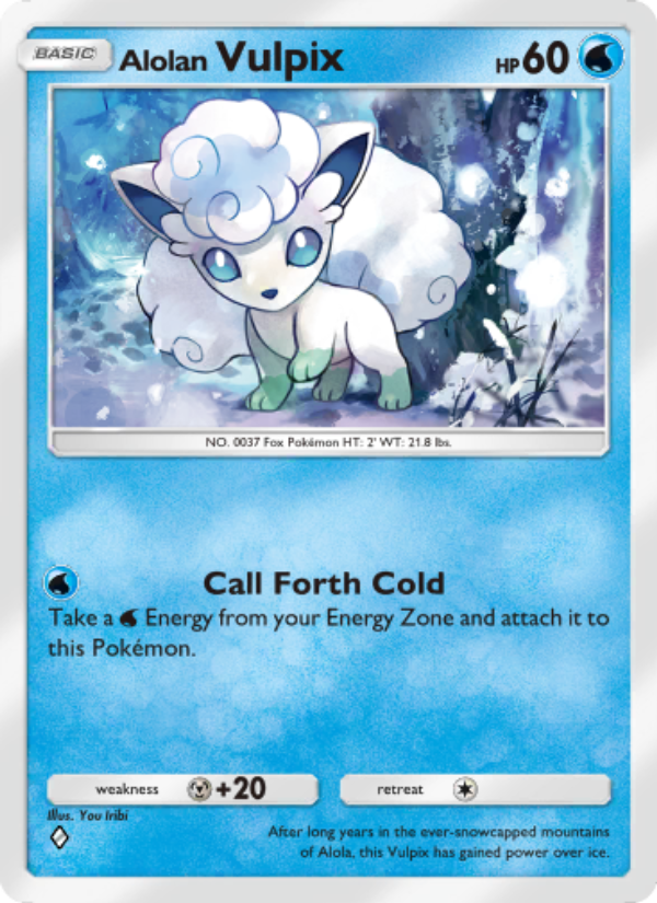 Alolan Vulpix - Pokémon TCG Card