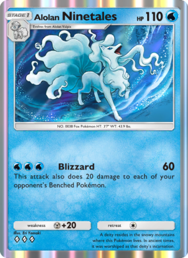 Alolan Ninetales - Pokémon TCG Card