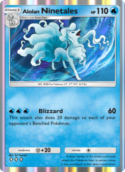 Alolan Ninetales - pokemon TCG Card