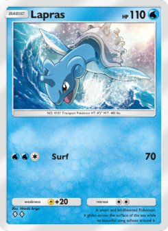 Lapras - pokemon TCG Card