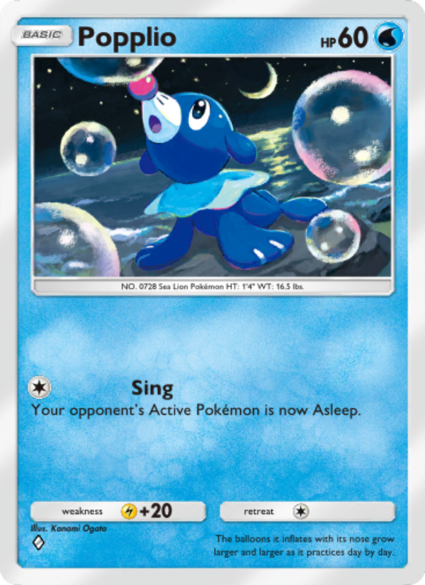 Popplio - Pokémon TCG Card