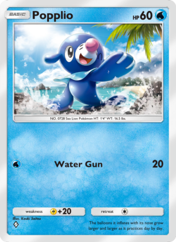 Popplio - Pokémon TCG Card