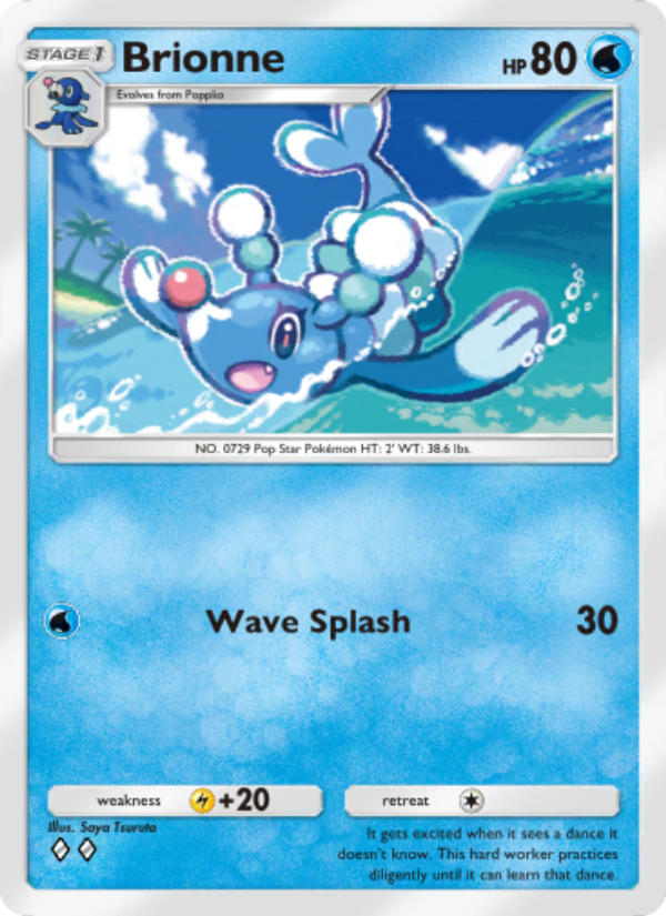 Brionne - Pokémon TCG Card