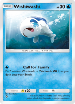 Wishiwashi - pokemon TCG Card