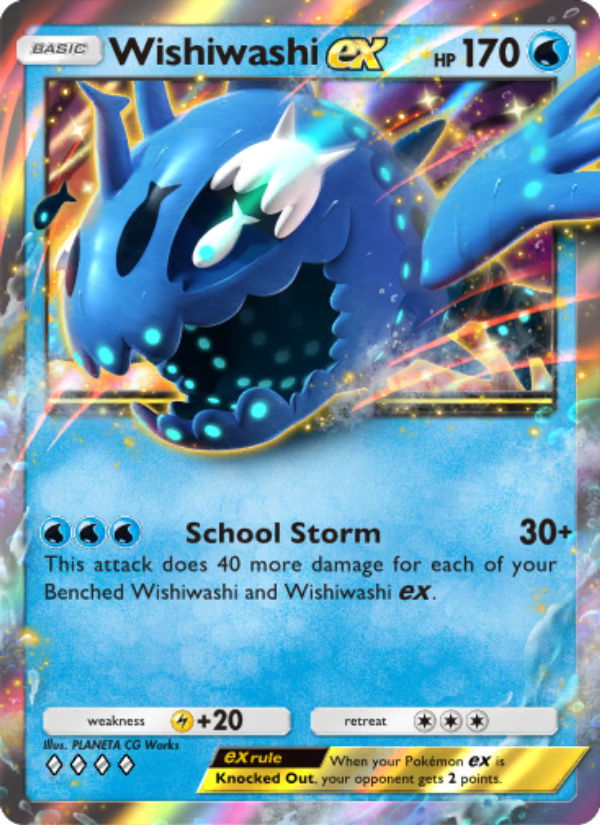 Wishiwashi ex - Pokémon TCG Card