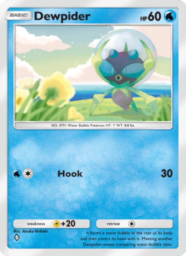 Dewpider - Pokémon TCG Card