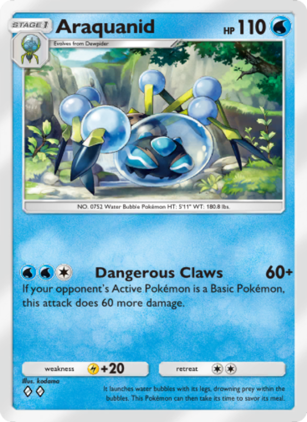 Araquanid - Pokémon TCG Card