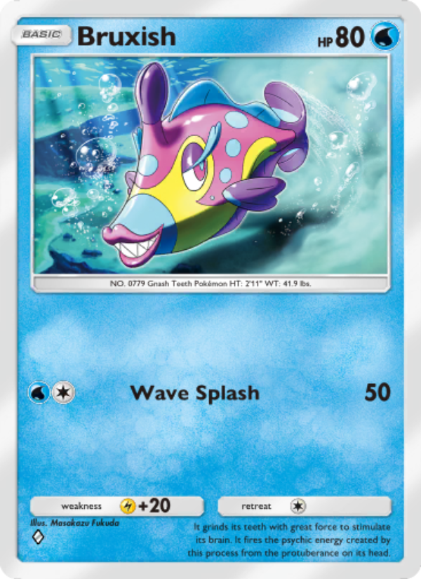 Bruxish - Pokémon TCG Card