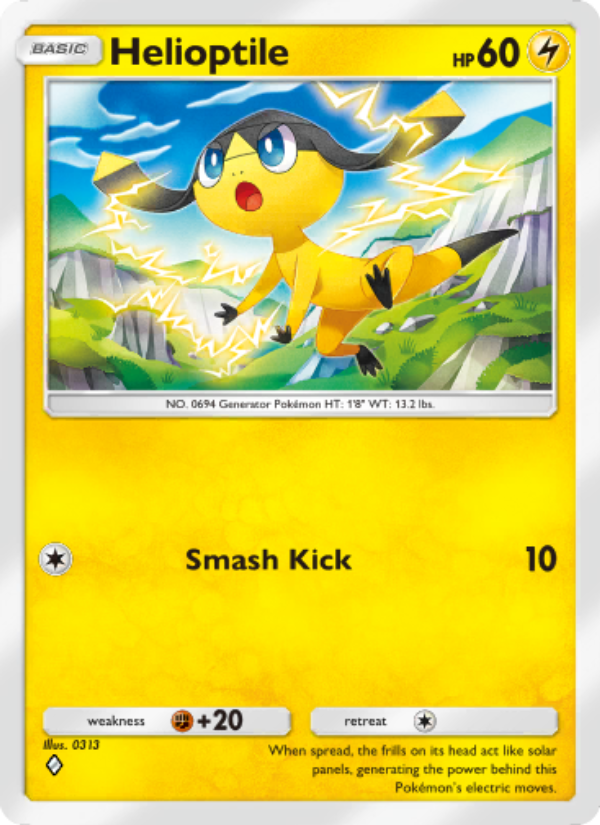 Helioptile - Pokémon TCG Card