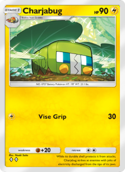 Charjabug - pokemon TCG Card