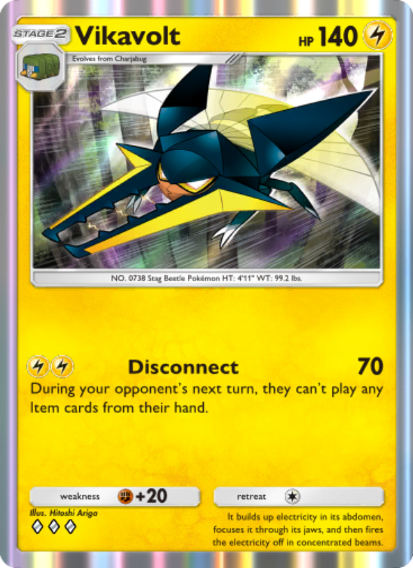 Vikavolt - Pokémon TCG Card