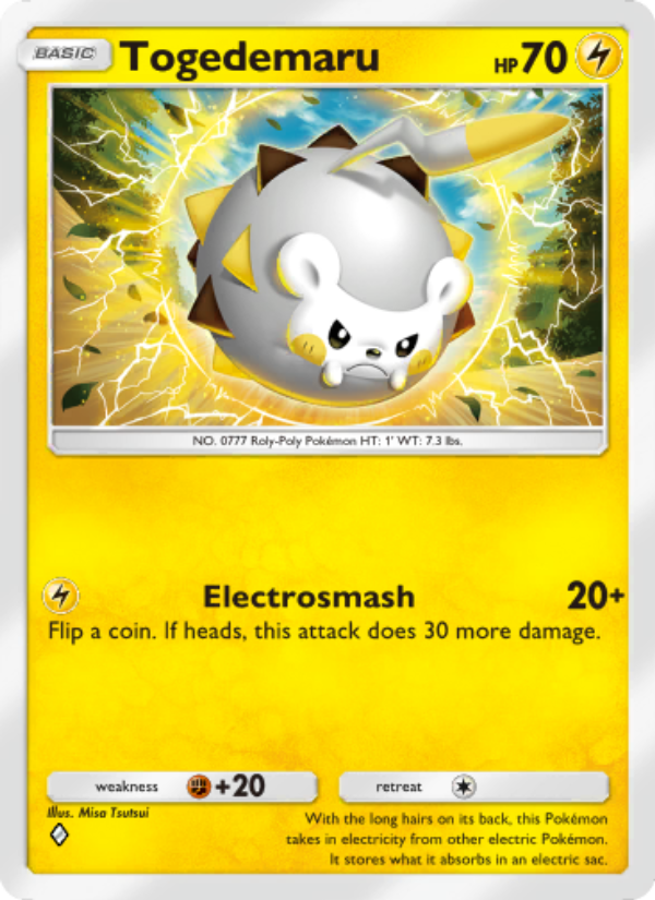 Togedemaru - Pokémon TCG Card