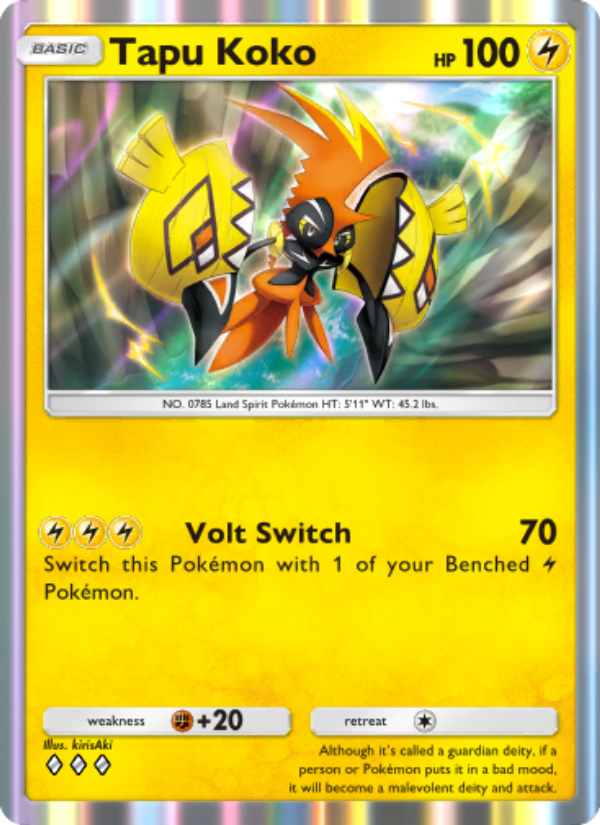 Tapu Koko - Pokémon TCG Card