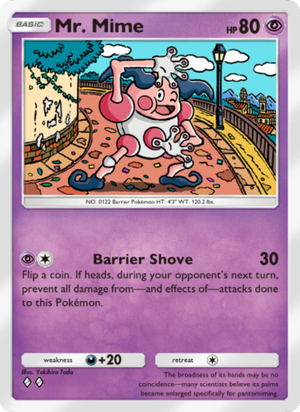 Mr. Mime - Pokémon TCG Card
