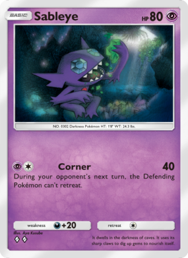 Sableye - Pokémon TCG Card