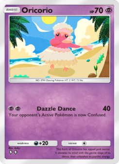 Oricorio - pokemon TCG Card