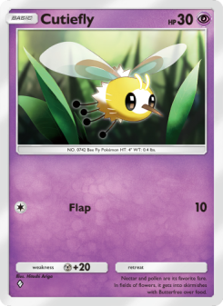 Cutiefly - pokemon TCG Card