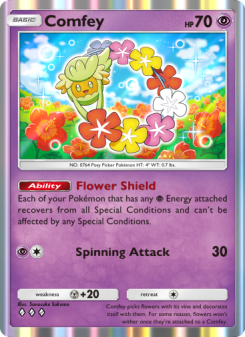 Comfey - pokemon TCG Card