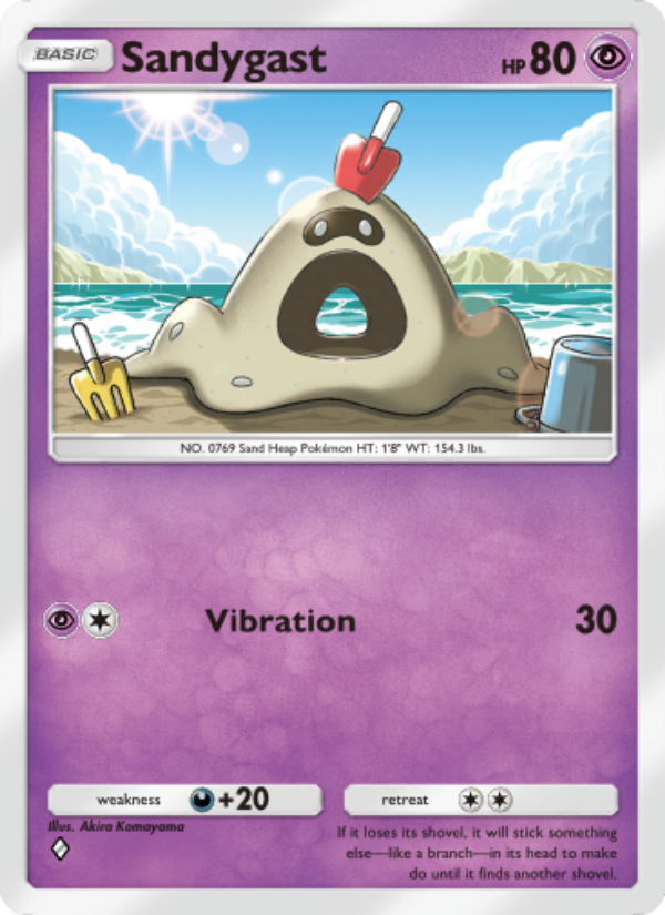 Sandygast - Pokémon TCG Card