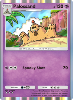 Palossand - pokemon TCG Card
