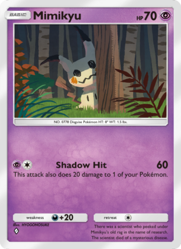 Mimikyu - Pokémon TCG Card