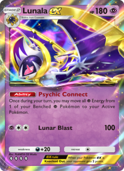 Lunala ex - pokemon TCG Card