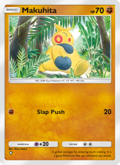 Makuhita - pokemon TCG Card