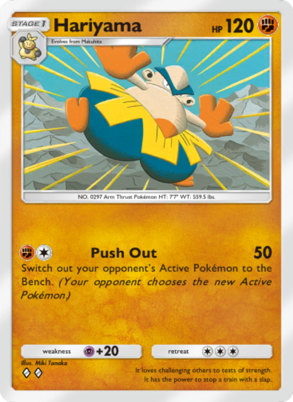 Hariyama - Pokémon TCG Card