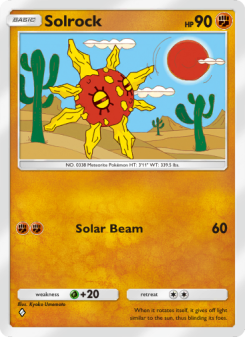 Solrock - pokemon TCG Card
