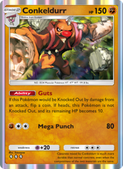 Conkeldurr - pokemon TCG Card