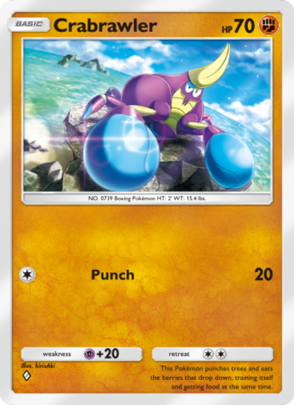 Crabrawler - Pokémon TCG Card