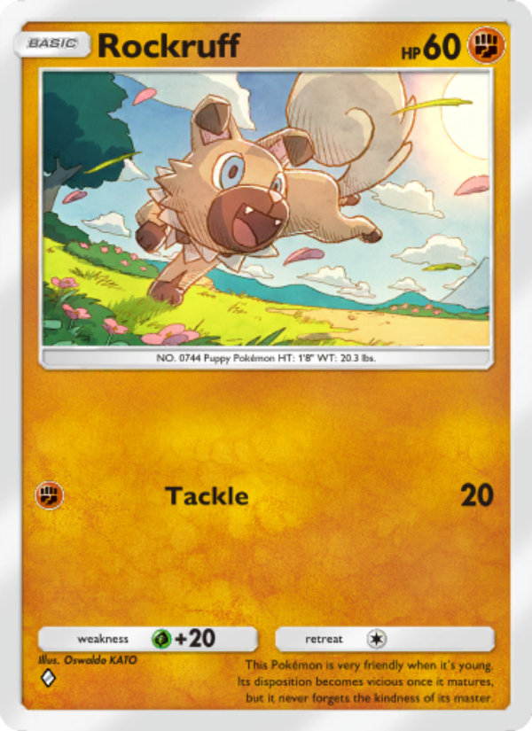 Rockruff - Pokémon TCG Card