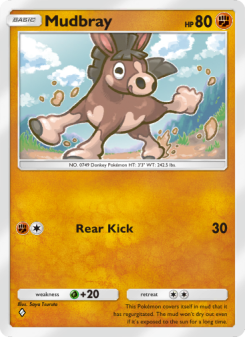 Mudbray - pokemon TCG Card