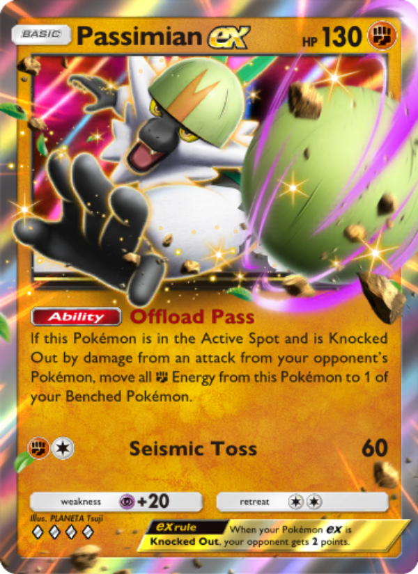 Passimian ex - Pokémon TCG Card