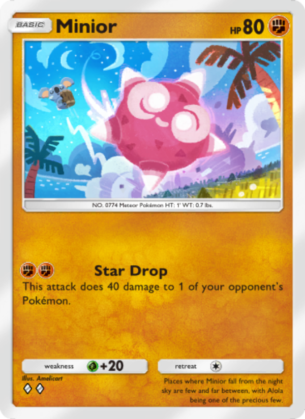 Minior - Pokémon TCG Card