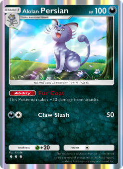 Alolan Persian - pokemon TCG Card