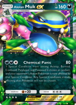 Alolan Muk ex - pokemon TCG Card
