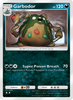 Garbodor - pokemon TCG Card