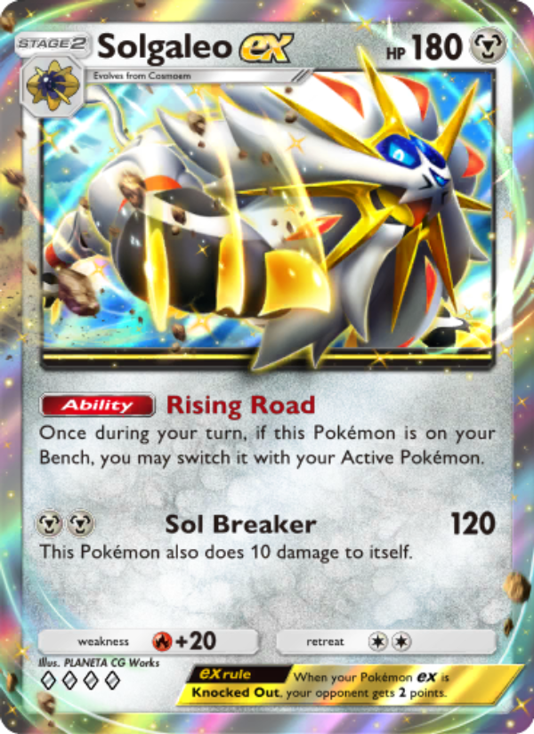 Solgaleo ex - Pokémon TCG Card
