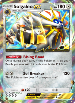 Solgaleo ex - pokemon TCG Card