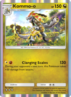 Kommo-o - pokemon TCG Card