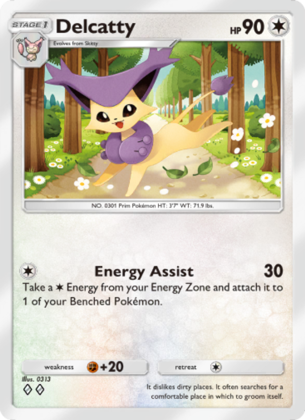 Delcatty - Pokémon TCG Card