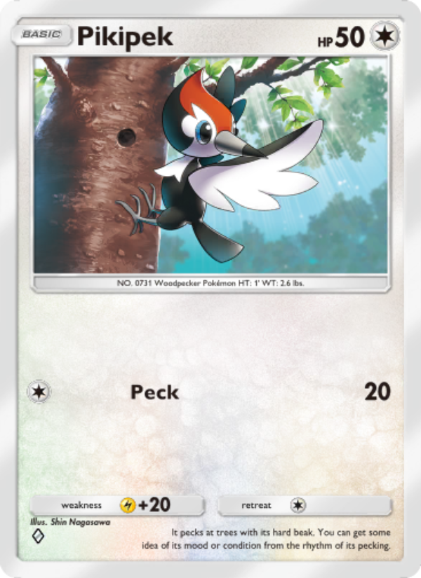 Pikipek - Pokémon TCG Card