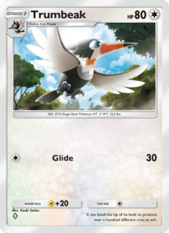 Trumbeak - pokemon TCG Card